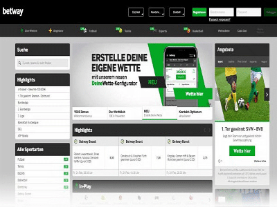 Betway Wetten per Lastschrift